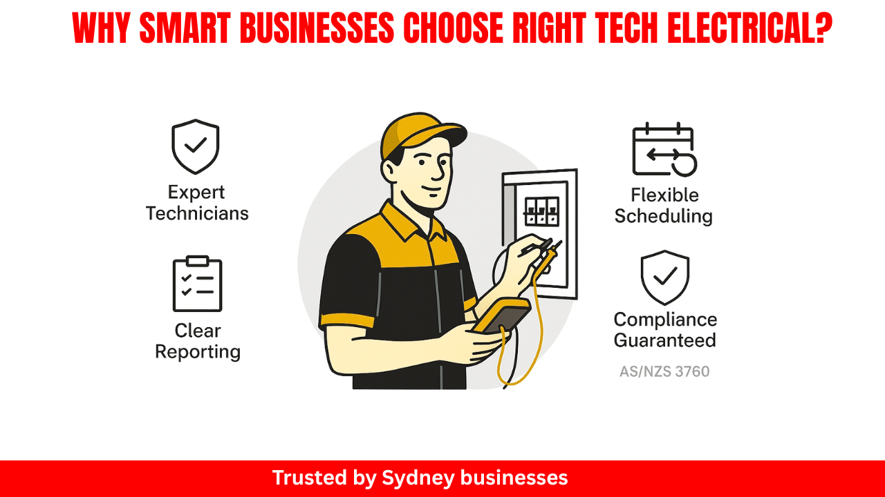 Why Smart  Businesses Choose Right Tech Electrical?