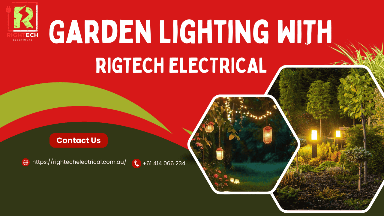 Featured image of Garden lighting with rightech electricals