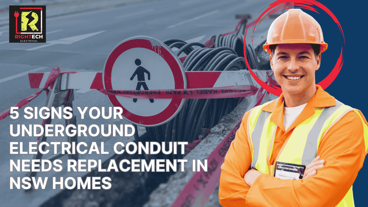featured image of underground electrical conduit replacement